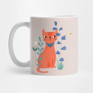 Cat and Bee Mug